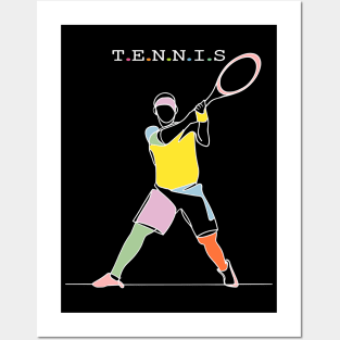 Tennis Sport Posters and Art